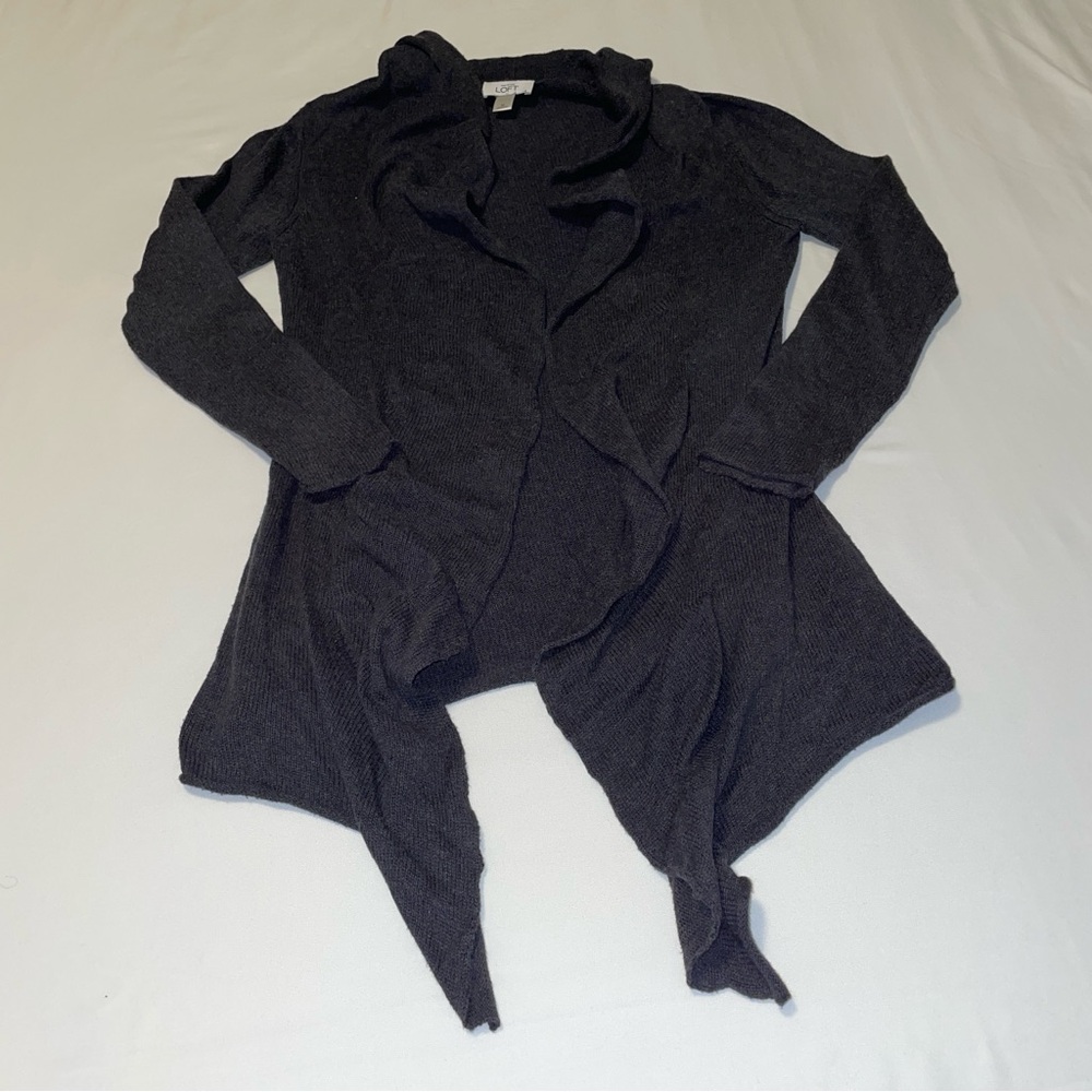 Ann Taylor Loft Women’s Ruffled Open Cardigan, Size M